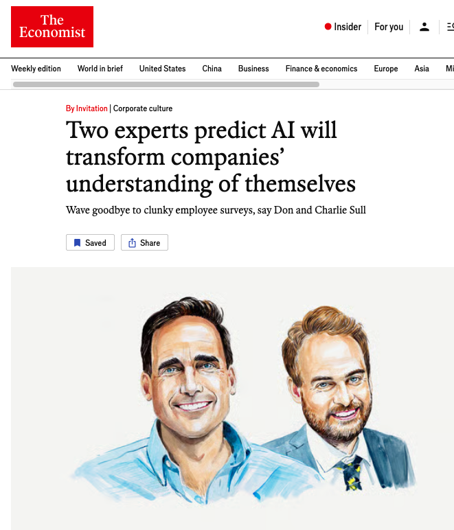 Two experts predict AI will transform companies' understanding of themselves